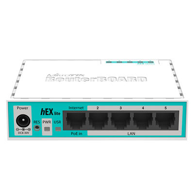 5 100M portuários ROS System ENCANTAM o router MikroTik RB750r2 de Lite