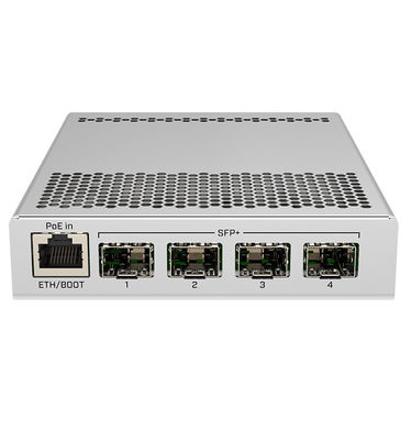 interruptor MikroTik CRS305-1G-4S+IN da gestão de rede de 10W 10Gb 800MHz