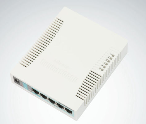 interruptor portuário MikroTik CSS106-5G-1S do gigabit de 11W SFP RB260GS 5