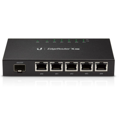5 router prendido UBNT ER-X-SFP do ponto de entrada de SFP 880MHz 20W gigabit portuário