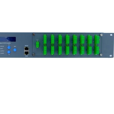WDM 16 *23dBm portuário 32dbm EDFA do poder superior 1550nm para o amplificador ótico de CATV/HFC/PON