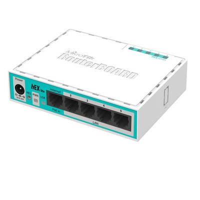 Interruptor prendido porto do ponto de entrada do router 24V de MikroTik RB750UPr2 (encantar o ponto de entrada lite) RouterOS 5 100M Ethernet