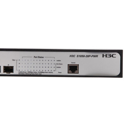 Porto do interruptor de acesso 24 da gestão de rede do ponto de entrada de H3C SMB-S1850-28P-PWR 4sfp