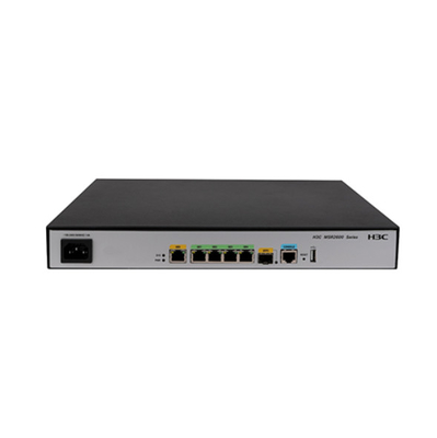 Router de fibra ótica da empresa do gigabit do router 2WAN 4LAN de H3C RT-MSR2600-6-X1 Wifi