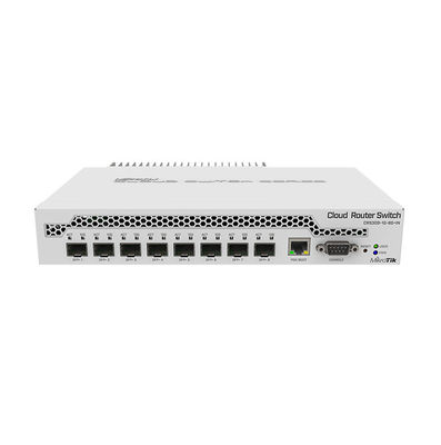 interruptor MikroTik CRS309-1G-8S+IN da fibra ótica de 10G 23W 176Gbps